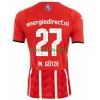 Maillot de Supporter PSV Eindhoven Mario Gotze 27 Domicile 2021-22 Pour Homme